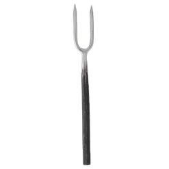 Style gaffel 10 cm svart/sølv