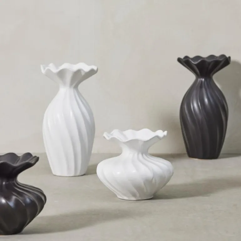 Susille vase 25 cm hvit