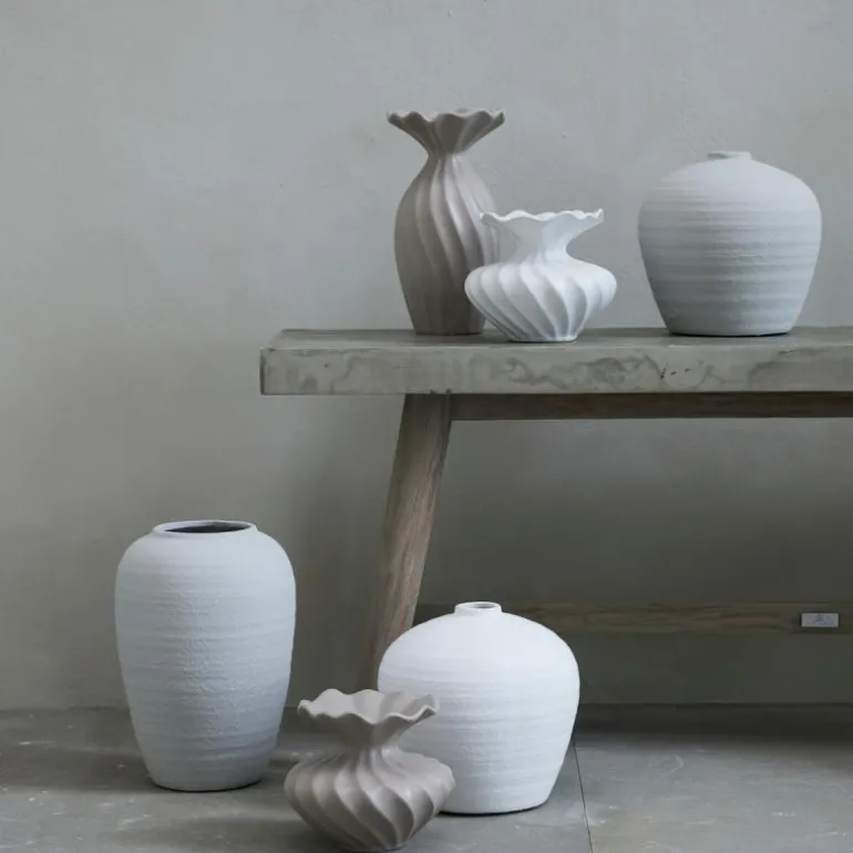 Susille vase 14 cm hvit