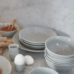 Swedish Grace dyp tallerken 19 cm tåke