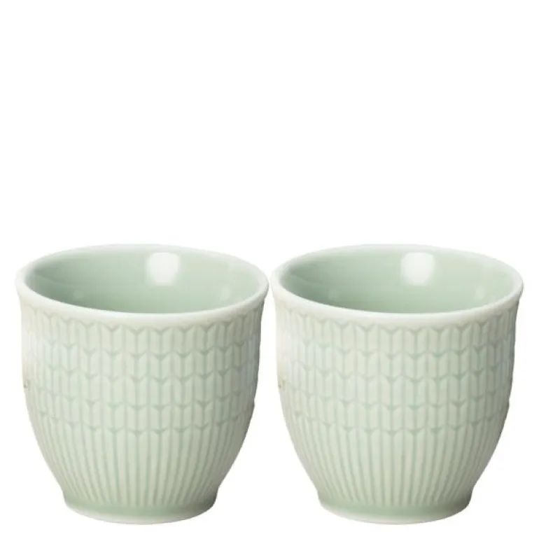 Swedish Grace eggeglass 4 cl 2 stk eng/grønn