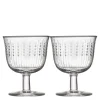 Swedish Grace glass på stett 28 cl 2 stk klar