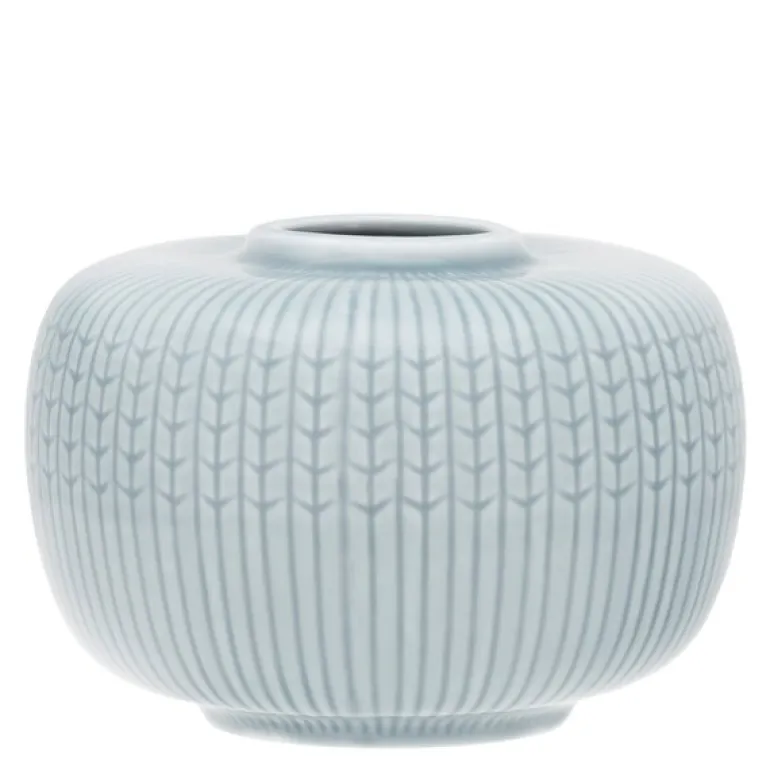 Swedish Grace vase 13x9 cm is/grå