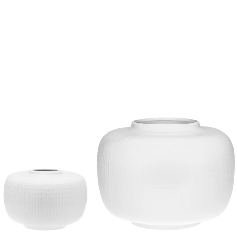 Swedish Grace vase 13x9 cm snø/hvit