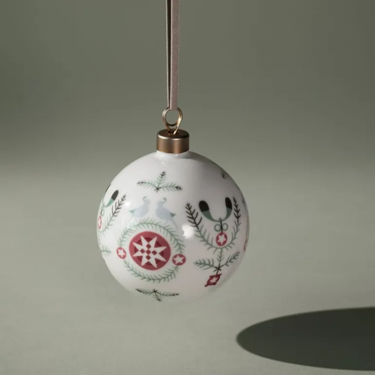 Swedish Grace Winter julekule 8 cm