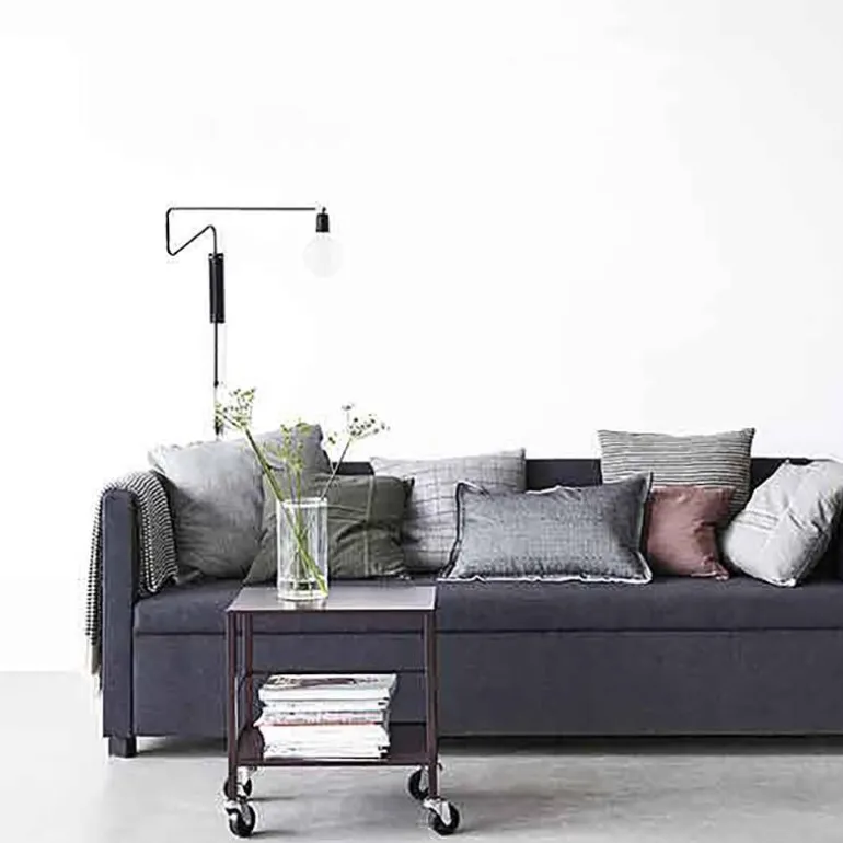 Swing vegglampe 35 cm svart