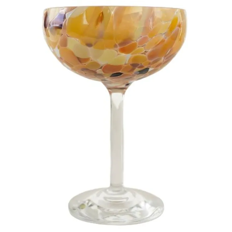 Swirl champagneglass 22 cl brun