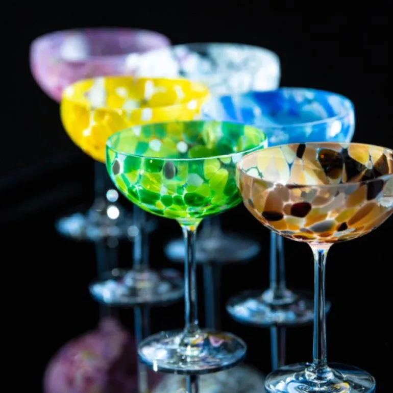 Swirl champagneglass 22 cl hvit