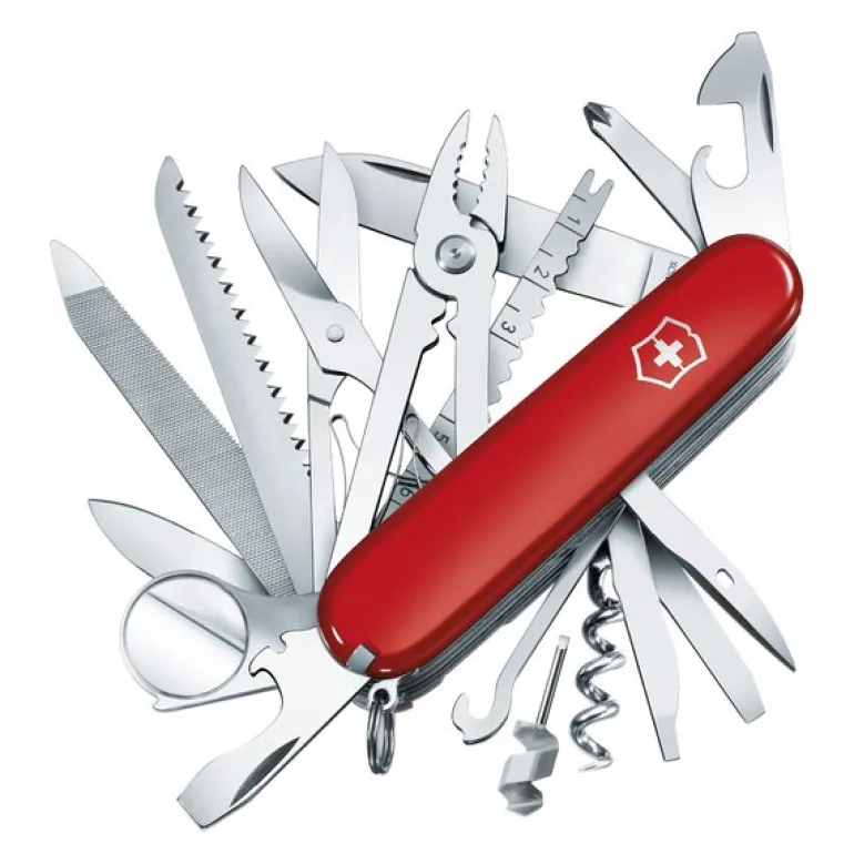 Swiss Champ lommekniv 33 funksjoner rød