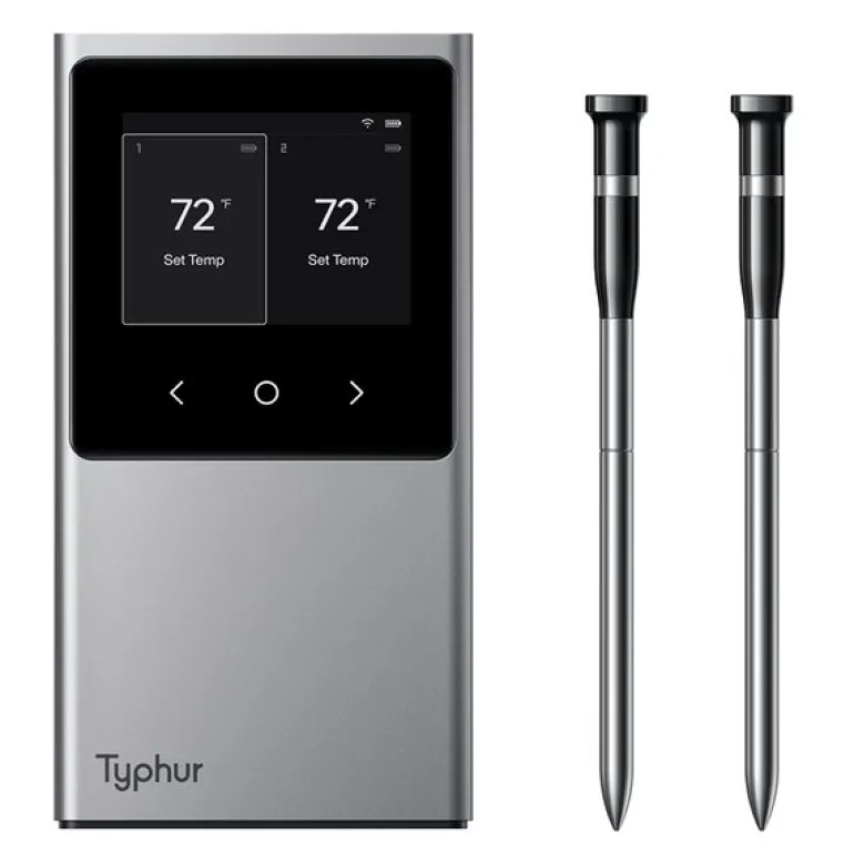 Sync Dual trådløst steketermometer sølv/svart