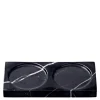 Tabletopper brett for kverner 15 cm svart marmor