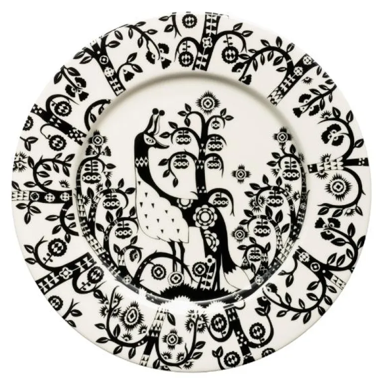 Taika tallerken 22 cm svart