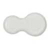 Tallerken 20x11 cm cream