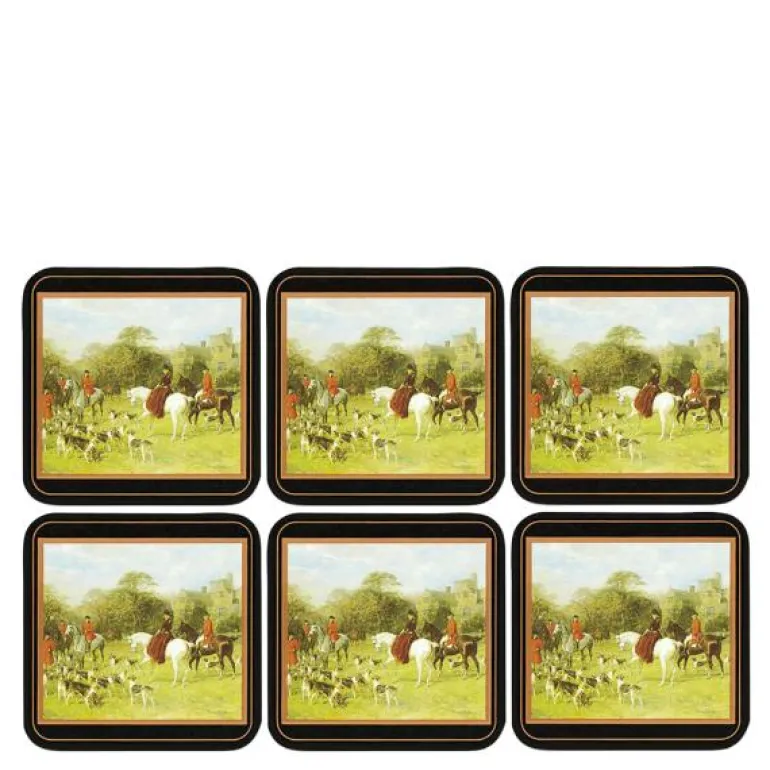 Tally ho glassunderlag 6 stk