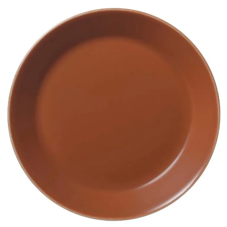 Teema tallerken 17 cm vintage brun