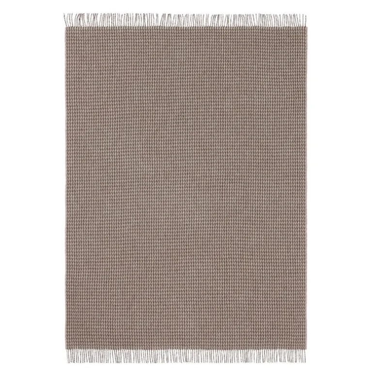 Teide ullpledd 120x180 cm myk brun