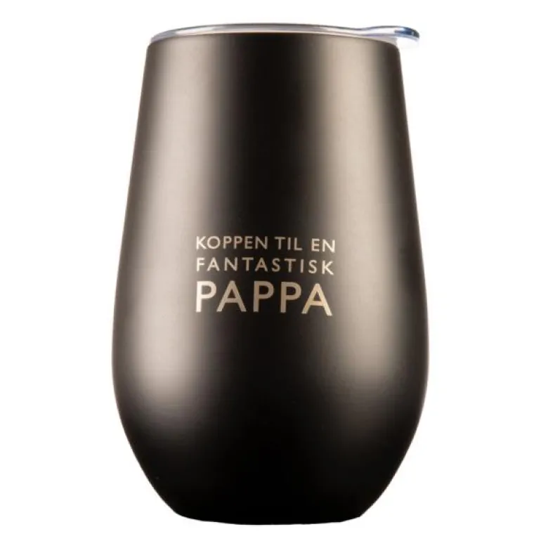 Termokopp PAPPA 33 cl svart