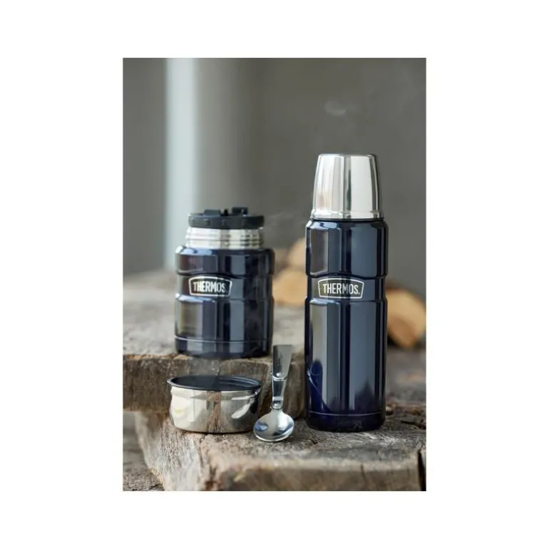Termos stainless king 0,47L mørkblå