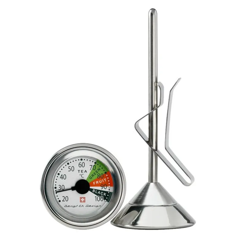 Tetermometer sølv