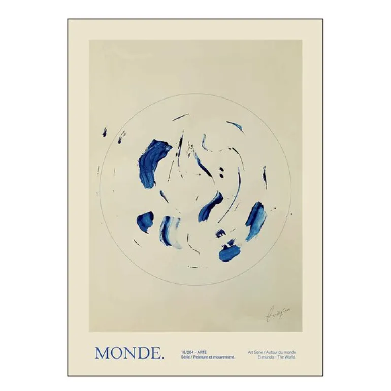 The Poster Club x Lucrecia Rey Caro poster 30x40 cm le monde