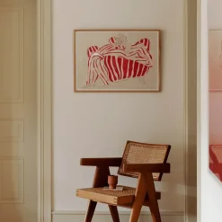 The Poster Club x Sofia Lind poster 50x70 cm red chair