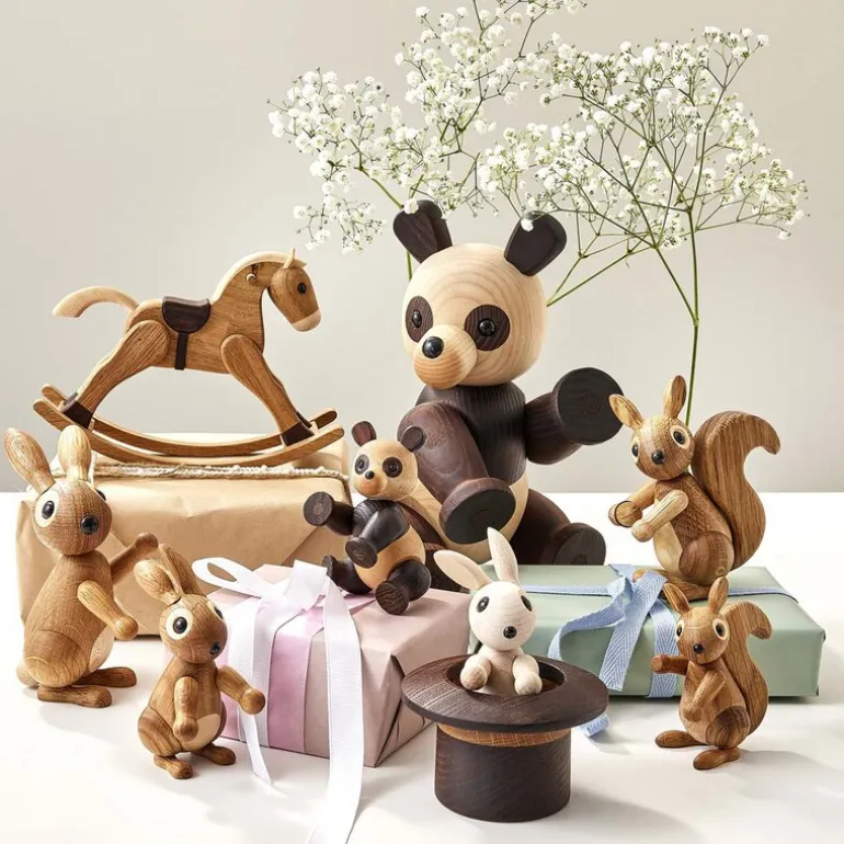 The Rocking Horse trefigur gyngehesten 13,5 cm