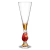The sparkling devil champagneglass 19cl rød