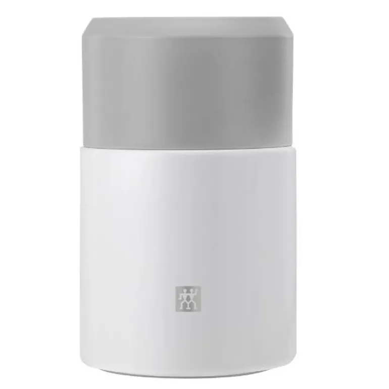 Thermo mattermos m/skje 70 cl sølv/hvit
