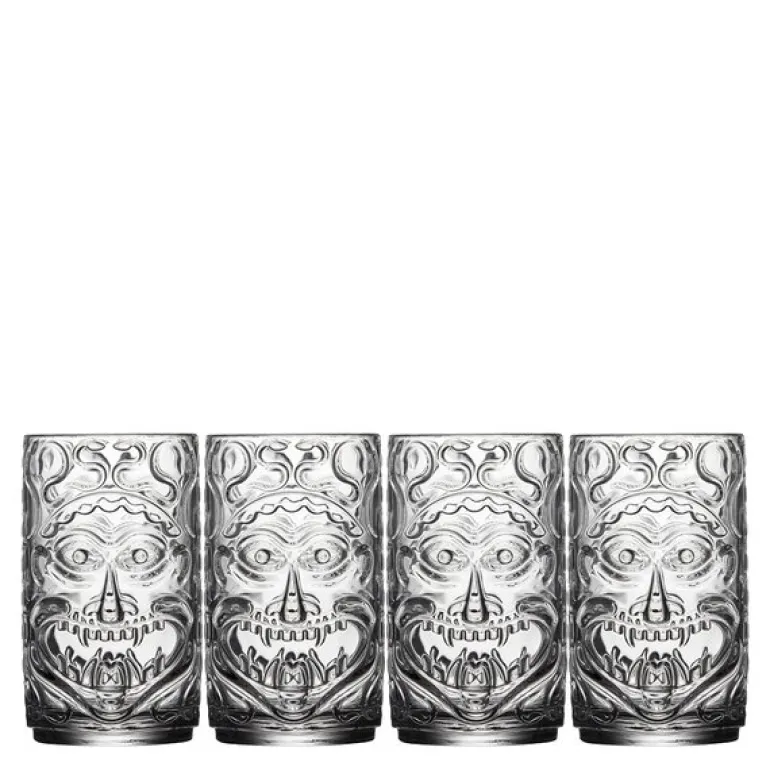 Tiki cocktailglass 45 cl 4 stk klar