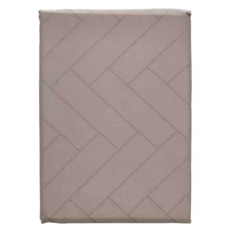 Tiles damask duk 140x320 cm taupe