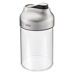 Tip sukkerstrøer 180 ml klar/stål