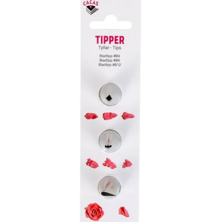 Tippsett blader B4, B6 og B12