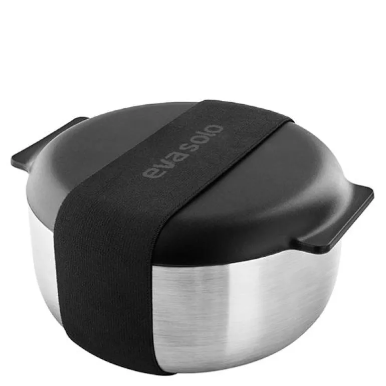 To Go matboks 75 cl stål/svart