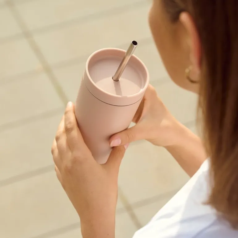 To Go Sip termokopp med sugerør 40 cl heather