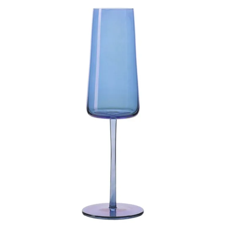 Tokyo Wine champagneglass 30 cl blå lyster