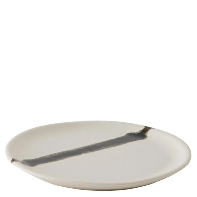 Toledo asjett 17,5 cm hvit/svart/grønn