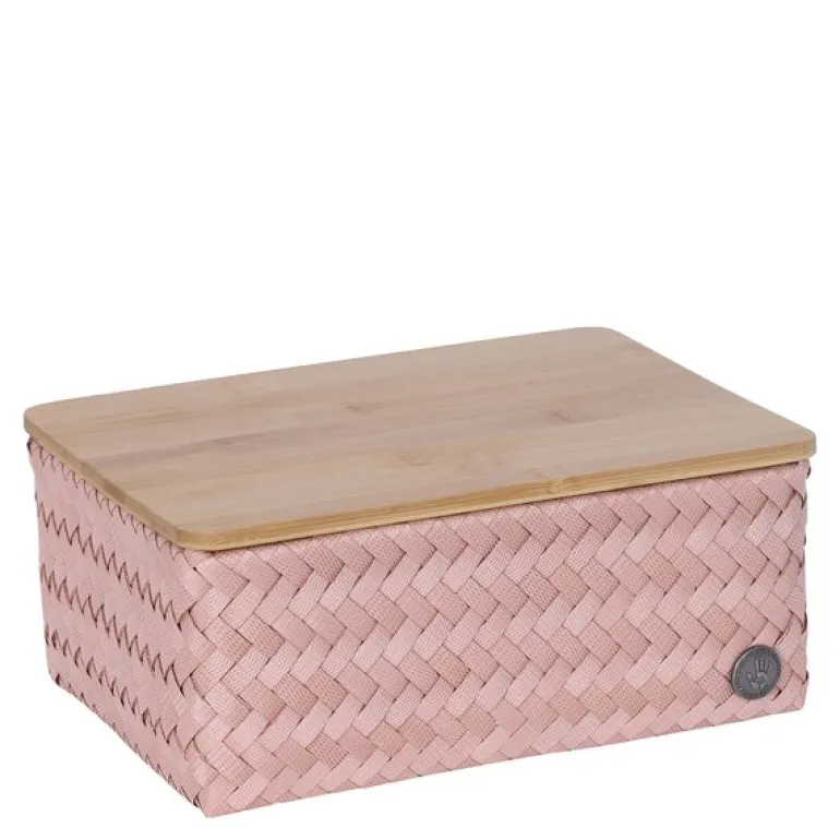 Top Fit Medium høy oppbevaringskurv m/lokk 24x18x11 cm copper blush