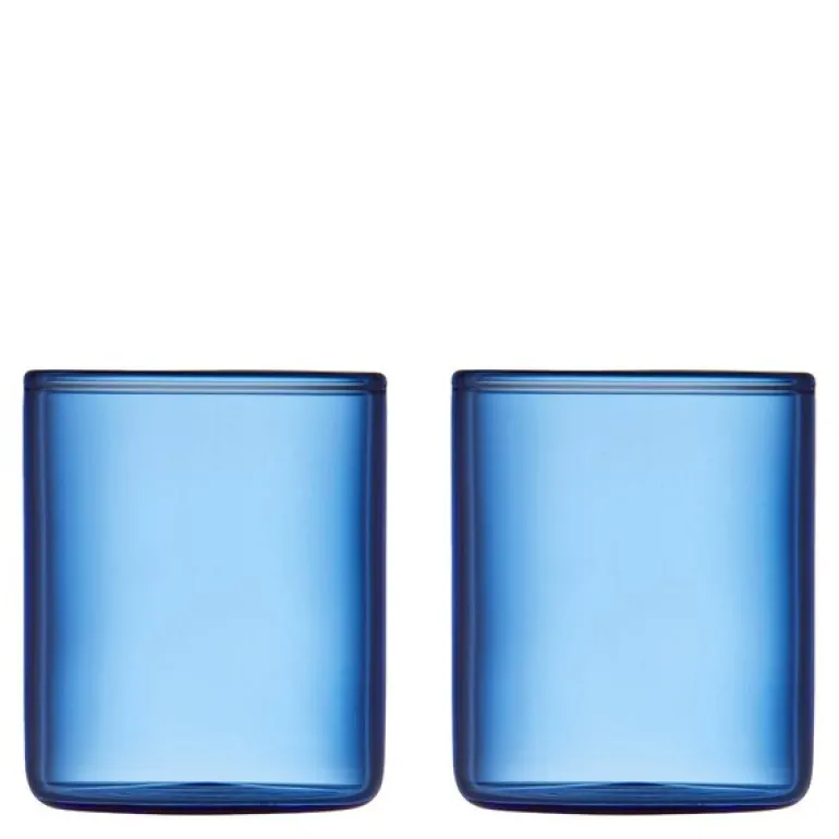 Torino shotglass 6 cl 2 stk blå