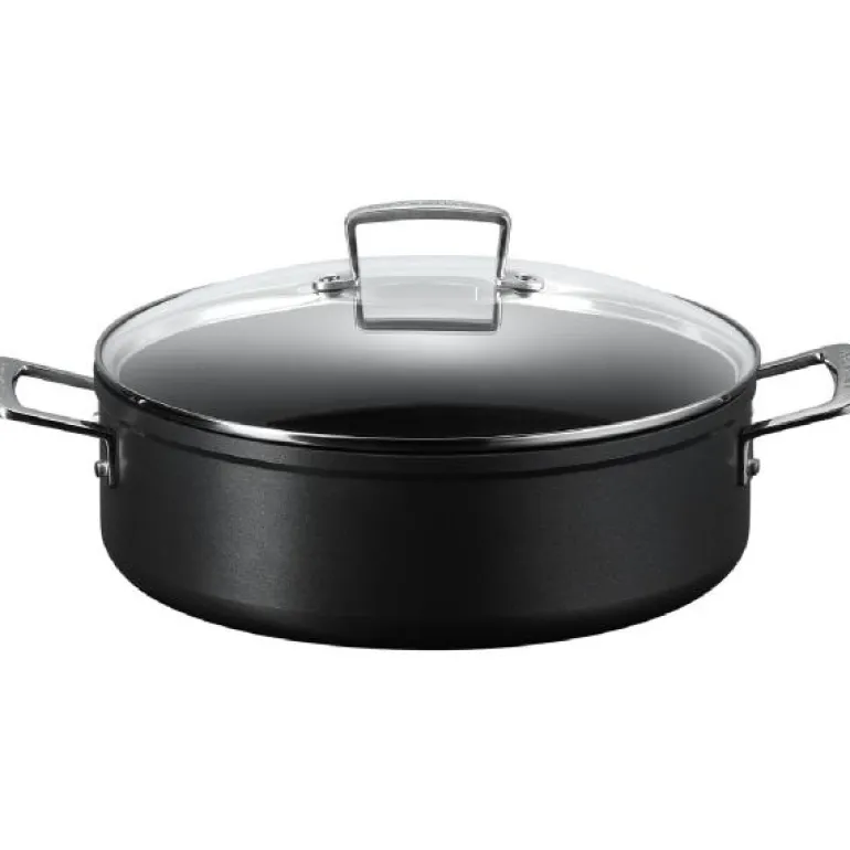 Toughened Non-Stick sauteusegryte m/glasslokk 5,4L 28 cm