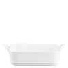 Toulouse ildfast form 29x24x6 cm hvit