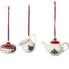 Toy's Delight juletrepynt krus 3 stk