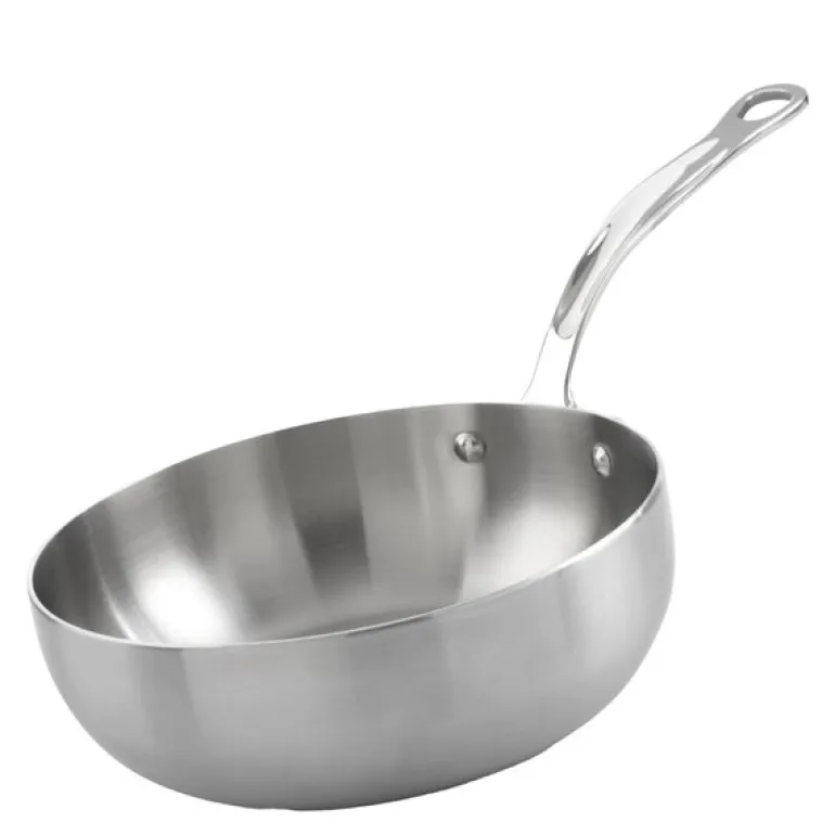 Traktørpanne 24 cm 2,0L rustfritt stål