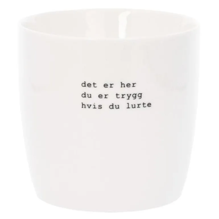 Trygve Skaug krus det er her du er trygg 30 cl hvit