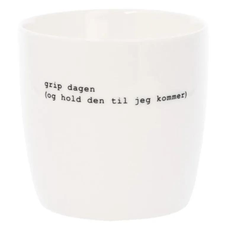 Trygve Skaug krus grip dagen 30 cl hvit