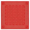 Åttebladrose bordduk 80x80 cm rød