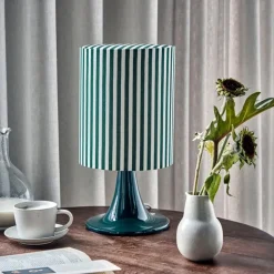 Tulip bordlampe 38 cm grønn