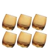 Tumbler med avrundet bunn 30 cl 6 stk amber