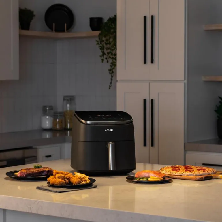 Turbo Blaze airfryer 6L mørk grå/rosegull