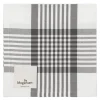 Tøyserviett 55x55 cm large checks hvit