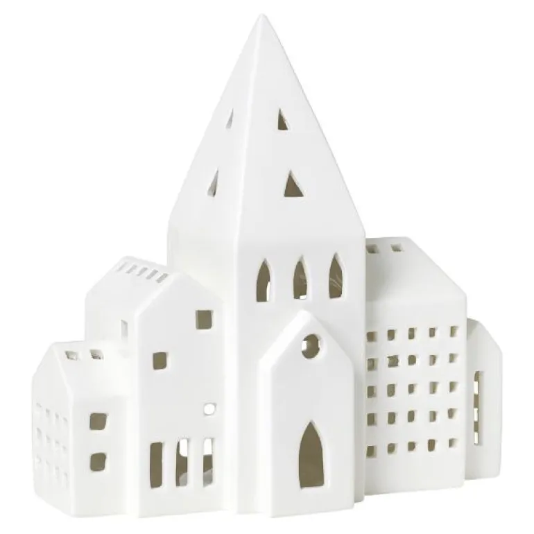 Urbania lyshus City 21 cm hvit